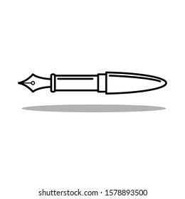 Fountain icon vector in line style design