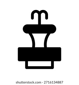 Fountain Icon Vector Symbol Design Illustration