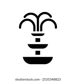 Fountain icon web design in vector