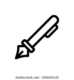 fountain line icon illustration vector graphic
