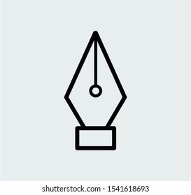 Fountain pen icon design vector illustration