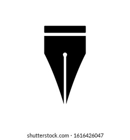 fountain pen icon design vector template