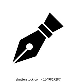 fountain pen icon design vector template