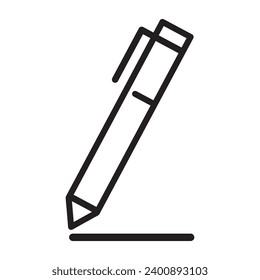 fountain pen icon logo vector design template