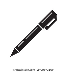fountain pen icon logo vector design template