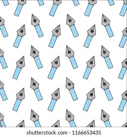 fountain pen icon pattern
