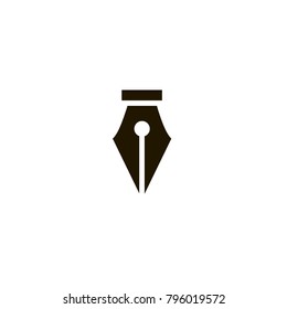 Fountain Pen Icon. Sign Design