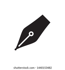 Fountain Pen Icon Template Vector Illustration - Vector