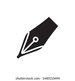 Fountain Pen Icon Template Vector Illustration - Vector