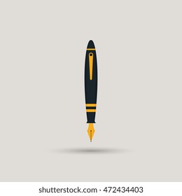 Fountain pen icon - Vector