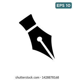 fountain pen icon vector design template