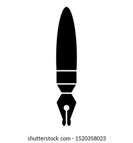Fountain pen icon vector design template
