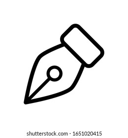 Fountain pen icon vector design template ilustration