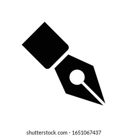 Fountain pen icon vector design template