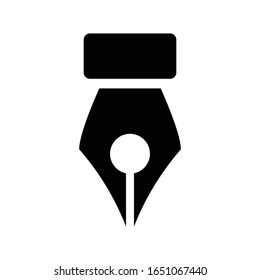Fountain pen icon vector design template