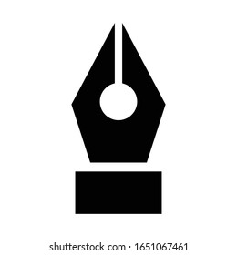 Design-Vorlage für die Vektorillustration von Füllfederhalter-Symbolen