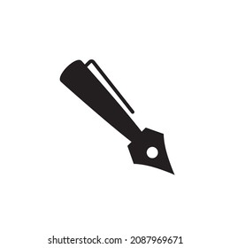 fountain pen icon vector design templates