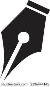 fountain pen icon vector design template.eps
