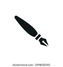 Fountain pen icon vector design templates simple and modern concept