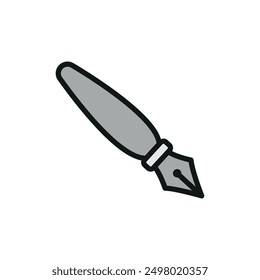 Fountain pen icon vector design templates simple and modern concept