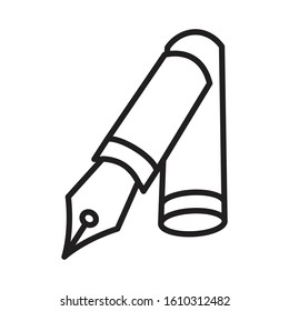 Fountain Pen Icon Vector EPS 10