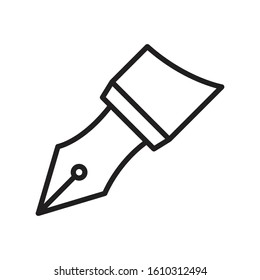 Fountain Pen Icon Vector EPS 10