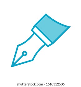 Fountain Pen Icon Vector EPS 10