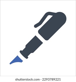 Fountain pen icon, Vector Graphics