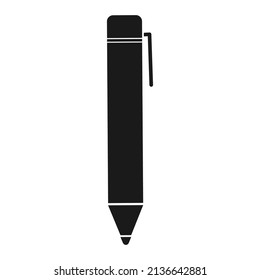 Fountain pen icon. Vector illustration isolated on white background.