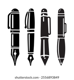Fountain pen icon. Vector image