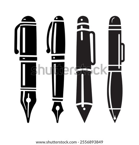 Fountain pen icon. Vector image