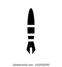 Fountain Pen Icon Vector Symbol Design Illustration