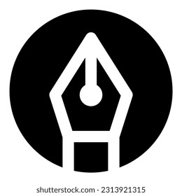 fountain pen Illustration vector icon illustration asset