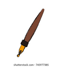 Fountain pen isolated