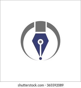 Fountain pen logo