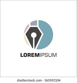 Fountain pen logo