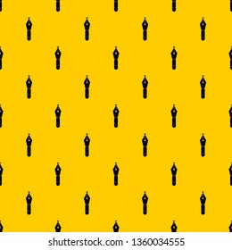 Fountain pen nib pattern seamless vector repeat geometric yellow for any design