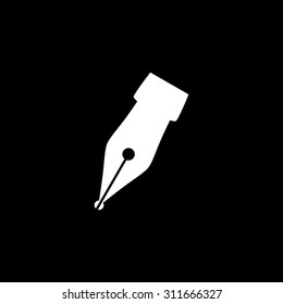 Fountain pen - vector icon