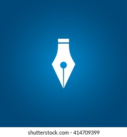 Fountain pen - vector icon
