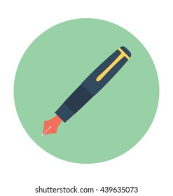 Fountain Pen Vector Icon