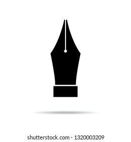 fountain pen vector icon eps 10