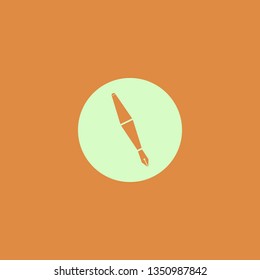 Fountain pen vector icon. flat design