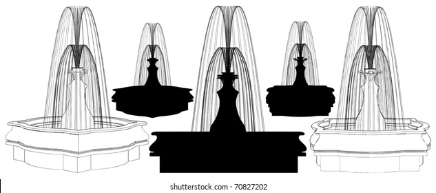 Fountain Vector 06