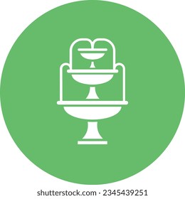 Fountain vector icon. Can be used for printing, mobile and web applications.