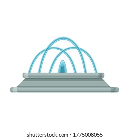 Fountain vector icon.Cartoon vector icon isolated on white background fountain.