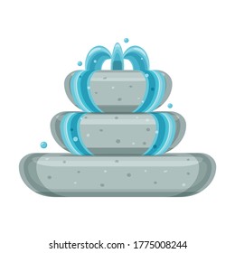 Fountain vector icon.Cartoon vector icon isolated on white background fountain.