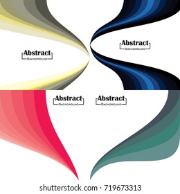 Four Abstract Backgrounds