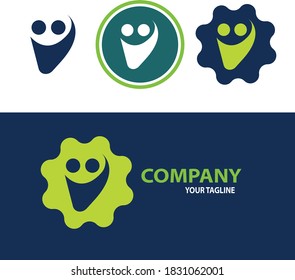 Four abstract logos for various purposes