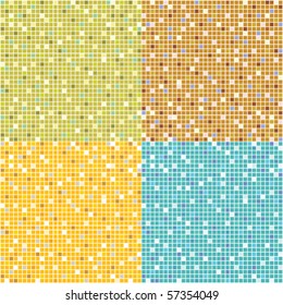 four abstract tiles backgrounds