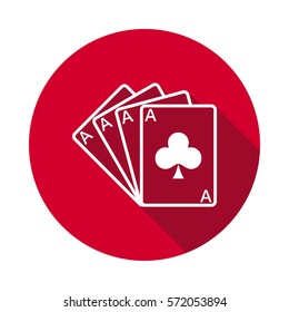 Four Ace flat icon